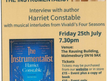 Barn Owl Books - The Instrumentalist- Interview with Author Harriet Constable